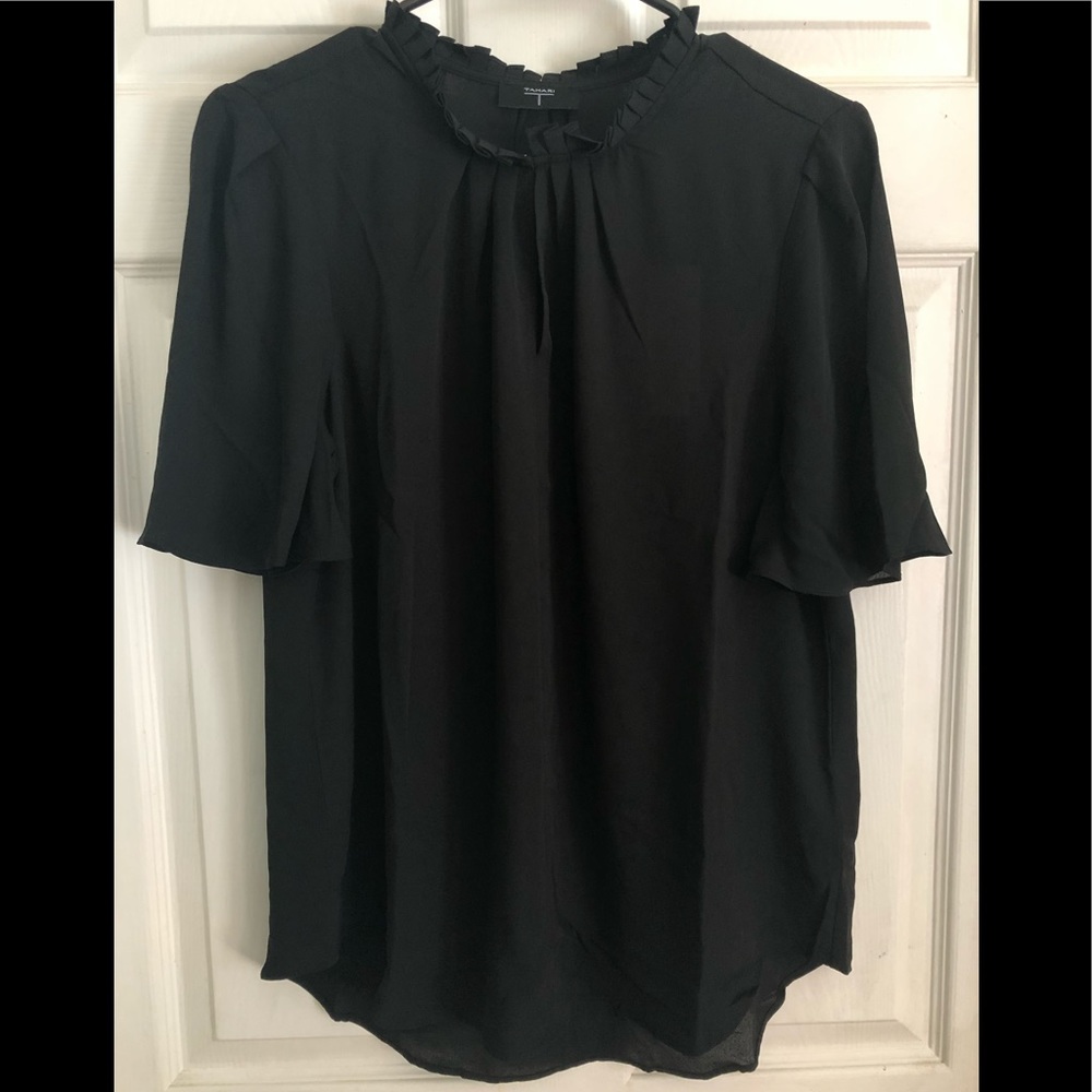 T-Tahari Black Blouse Large